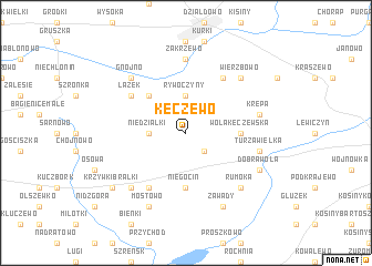 map of Kęczewo