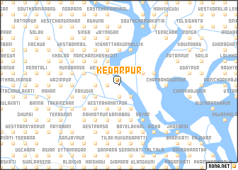 map of Kedārpur