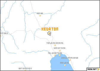 map of Kedaton