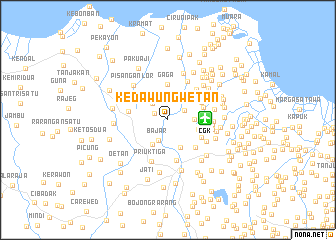 map of Kedawung-wetan