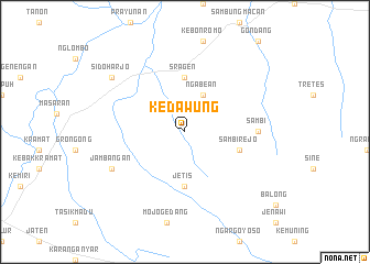 map of Kedawung