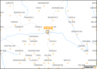 map of Kéda