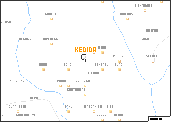 map of Kʼedīda