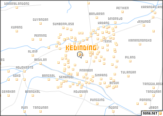 map of Kedinding