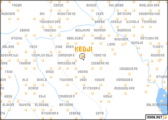 map of Kédji