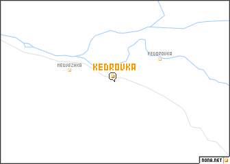 map of Kedrovka