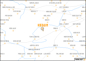 map of Kedum