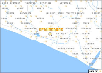 map of Kedungdang