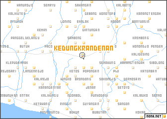 map of Kedungkrandenan