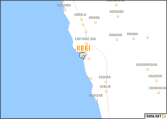 map of Keei