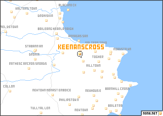 map of Keenanʼs Cross