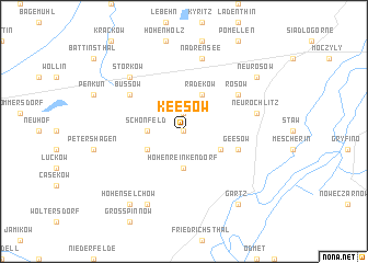 map of Keesow