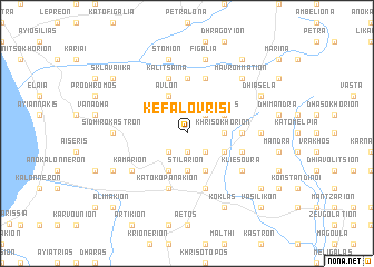 map of Kefalóvrisi