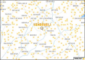 map of Keharwāli