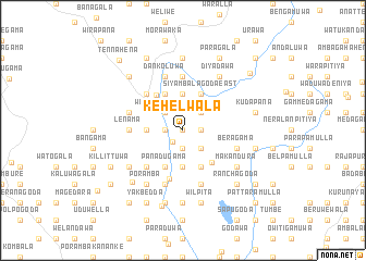 map of Kehelwala