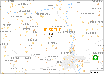 map of Keispelt