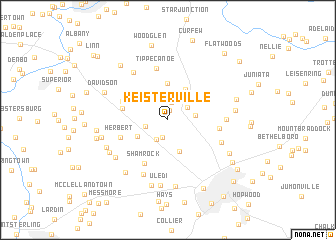map of Keisterville