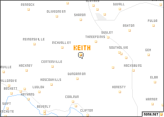 map of Keith