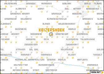 map of Keizershoek