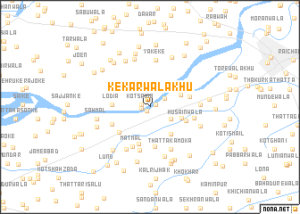 map of Kekarwāla Khu