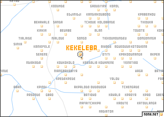 map of Kèkèlèba