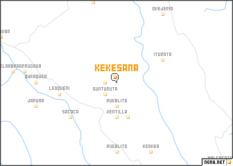 map of Kekesana