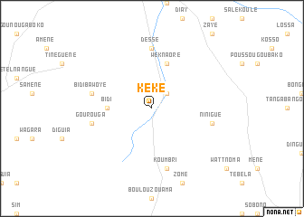 map of Kéké