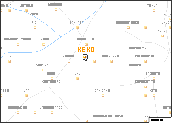 map of Keko
