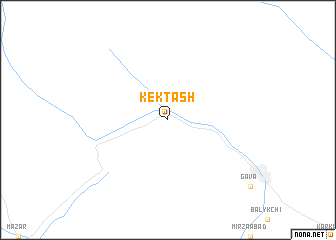 map of Këktash