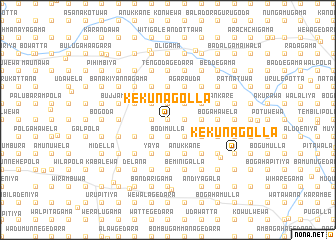 map of Kekunagolla