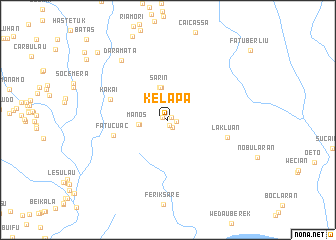 map of Kelapa