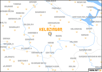 map of Kēlazindān