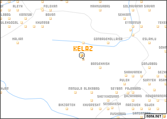 map of Kelāz