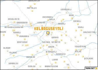 map of Kelʼbaguseynli