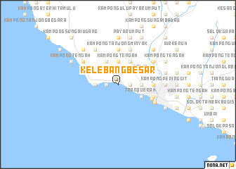 map of Kelebang Besar