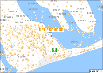 map of Kélégougan