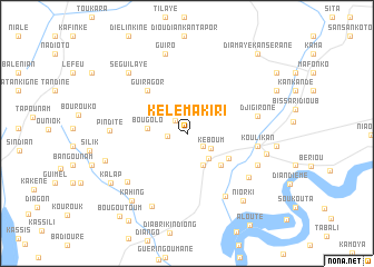 map of Kéléma Kiri