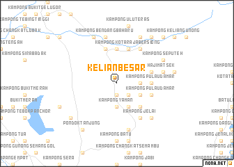 map of Kelian Besar