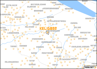 map of Kelīdbar