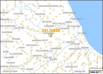 map of Kelīdbar