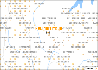 map of Kelinhitiyawa