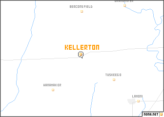 map of Kellerton