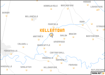 map of Kellertown