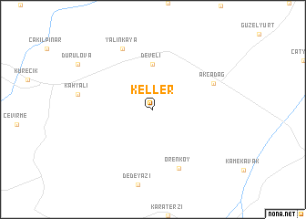 map of Keller