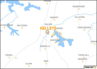 map of Kelleys