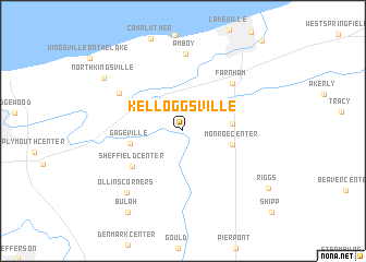 map of Kelloggsville