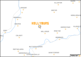 map of Kellyburg