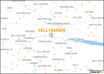 map of Kellys Grove