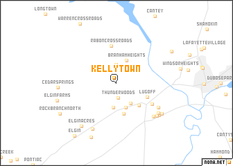 map of Kellytown