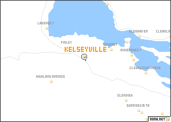 map of Kelseyville